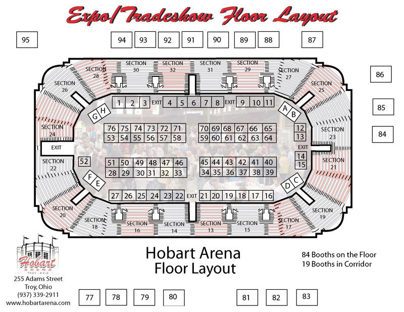 Hobart Arena Concert Seating Chart